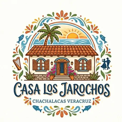 Logo de Casa Los Jarochos, renta de casa de playa en Chachalacas, Veracruz